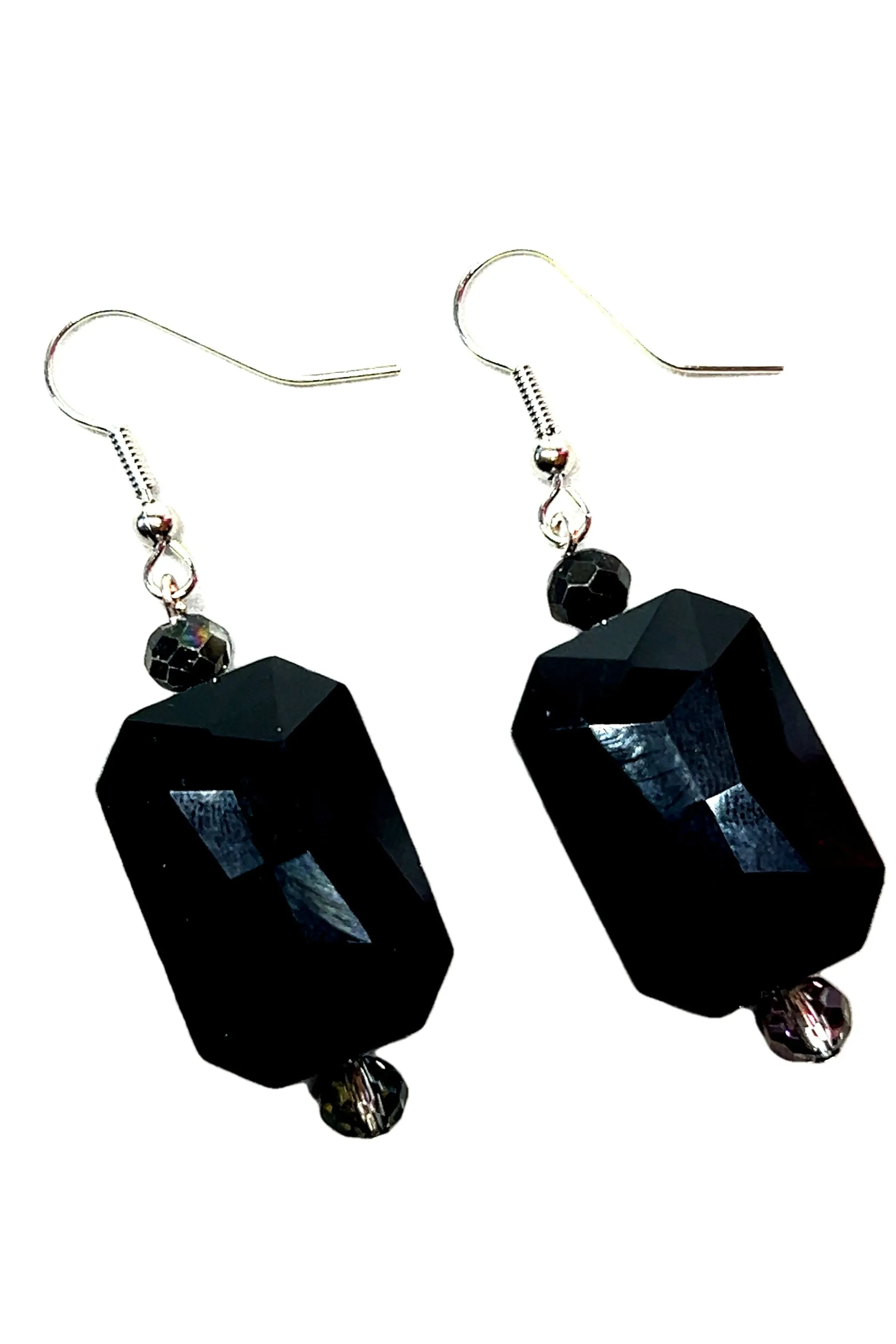 Rectangle Crystal Earrings