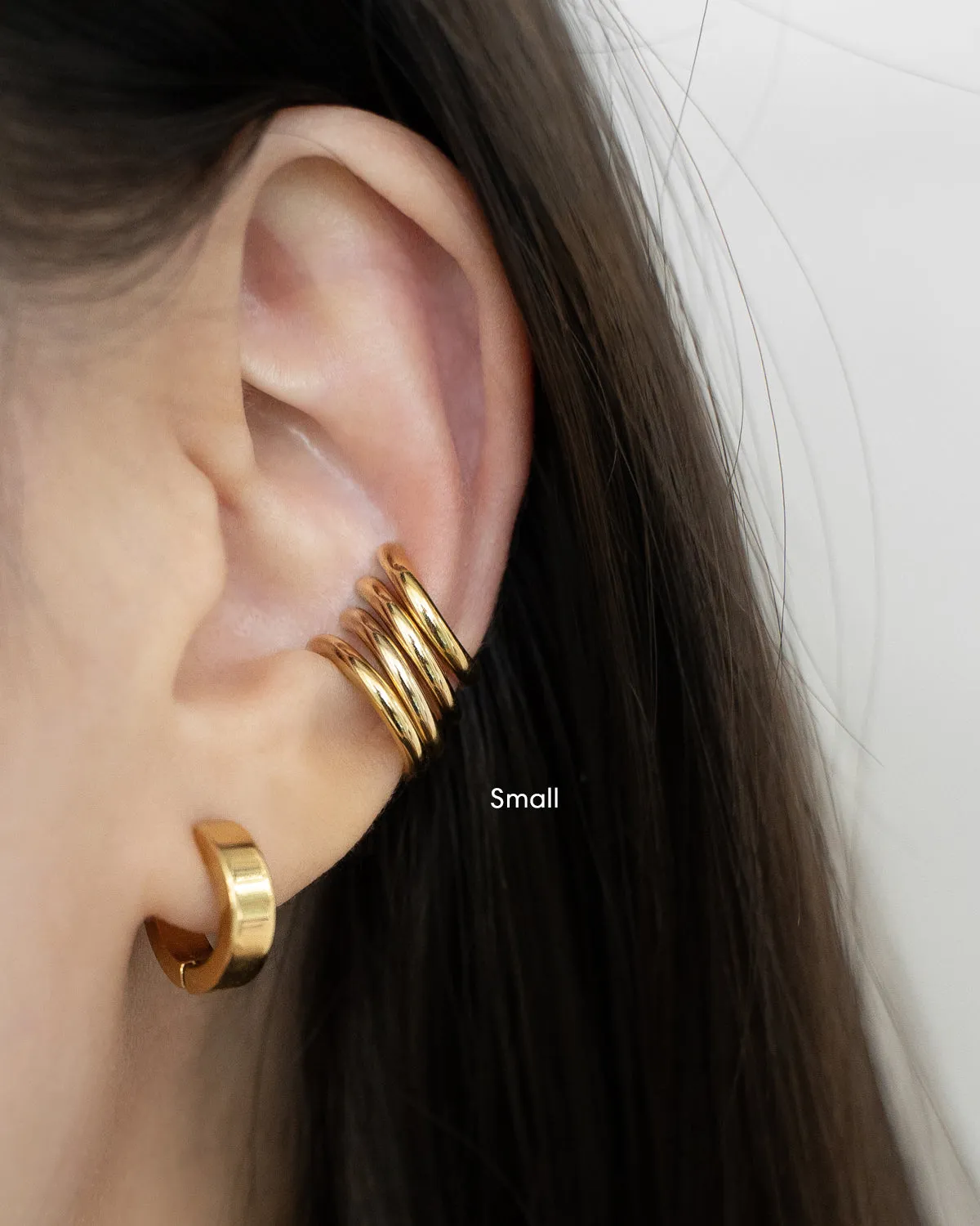 RETRACTABLE Hoops in Gold