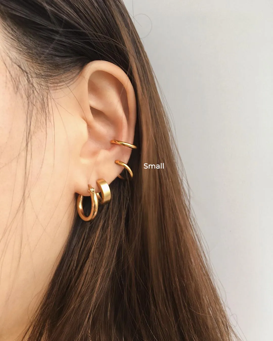 RETRACTABLE Hoops in Gold