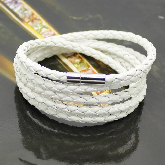 Retro Wrap Long Leather Bracelets