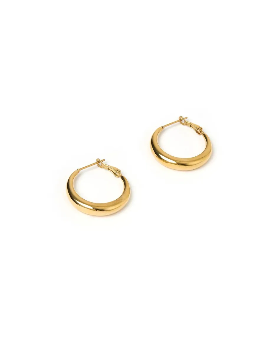 Riley Gold Hoop Small
