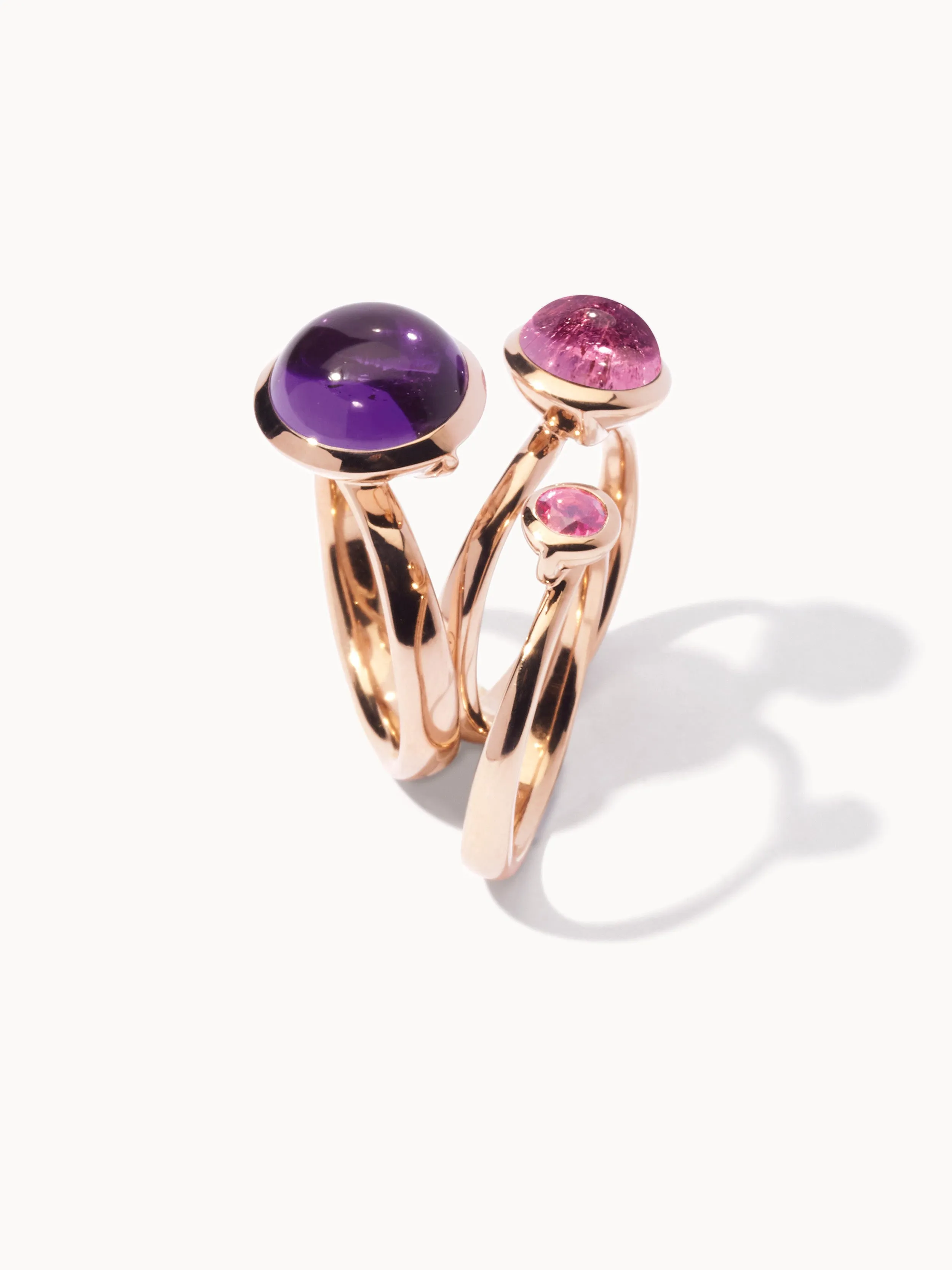 Ring BOUTON Solitaire Spinel pink pink Spinel