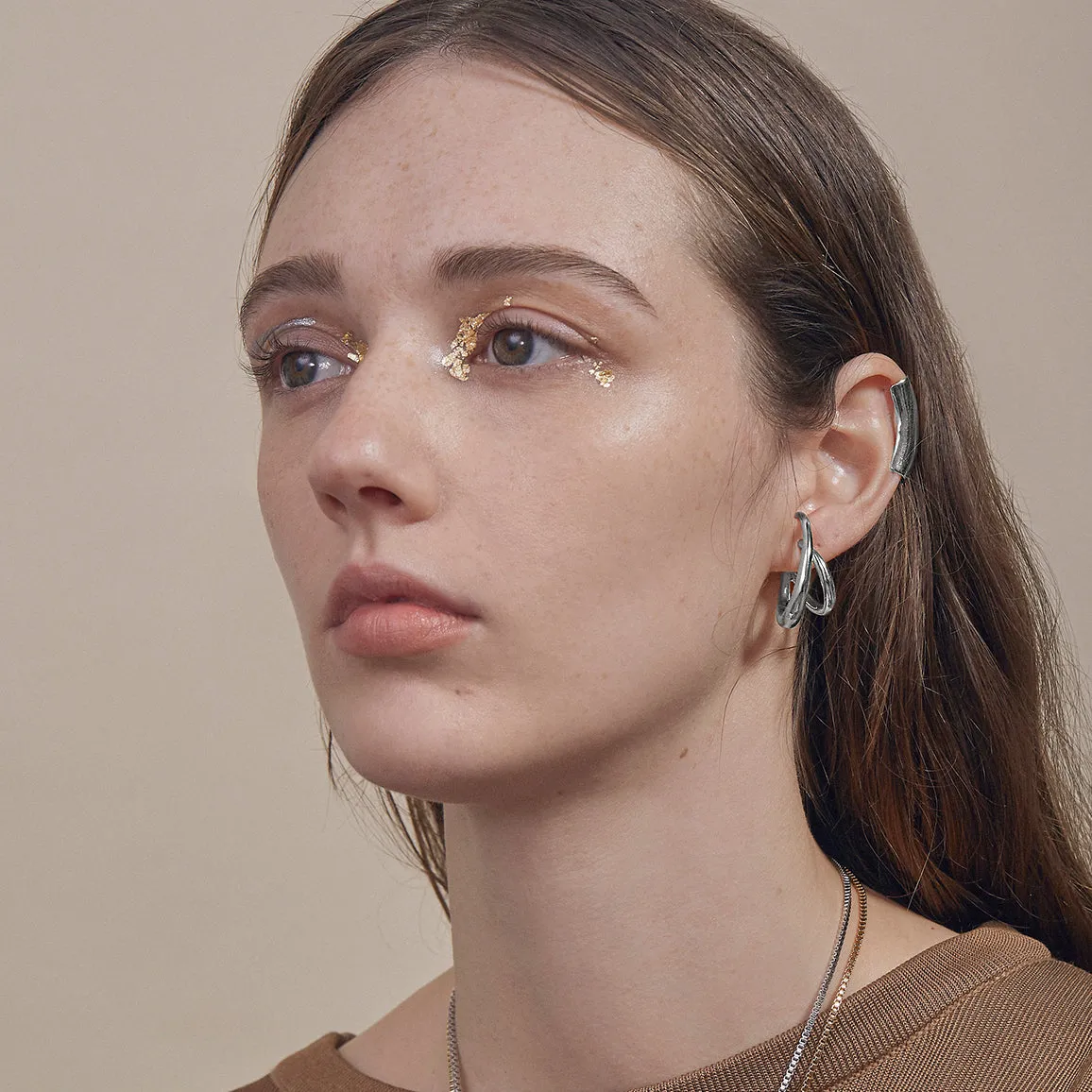 Roam Earrings in Silver