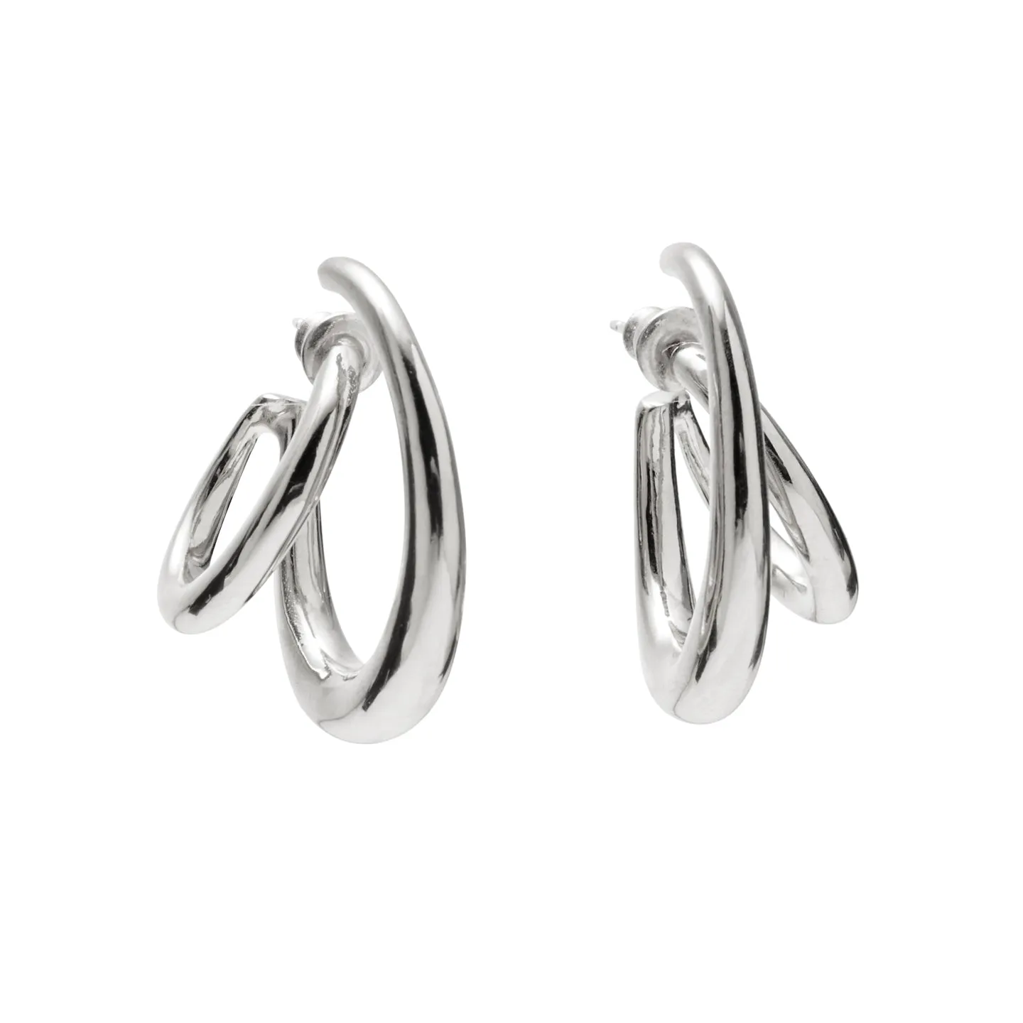Roam Earrings in Silver