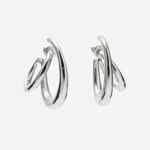 Roam Earrings in Silver