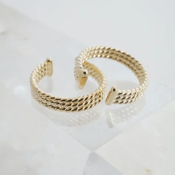 Roped Ear Cuffs