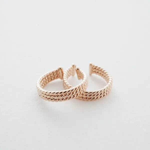 Roped Ear Cuffs