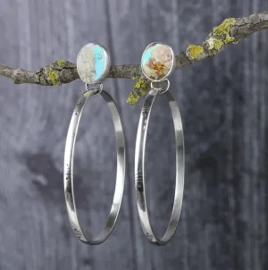 Royston Ribbon Post Hoop Earrings
