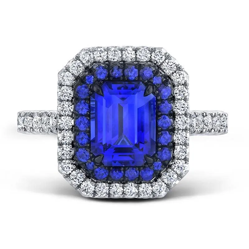 Sapphire & Diamond Ring