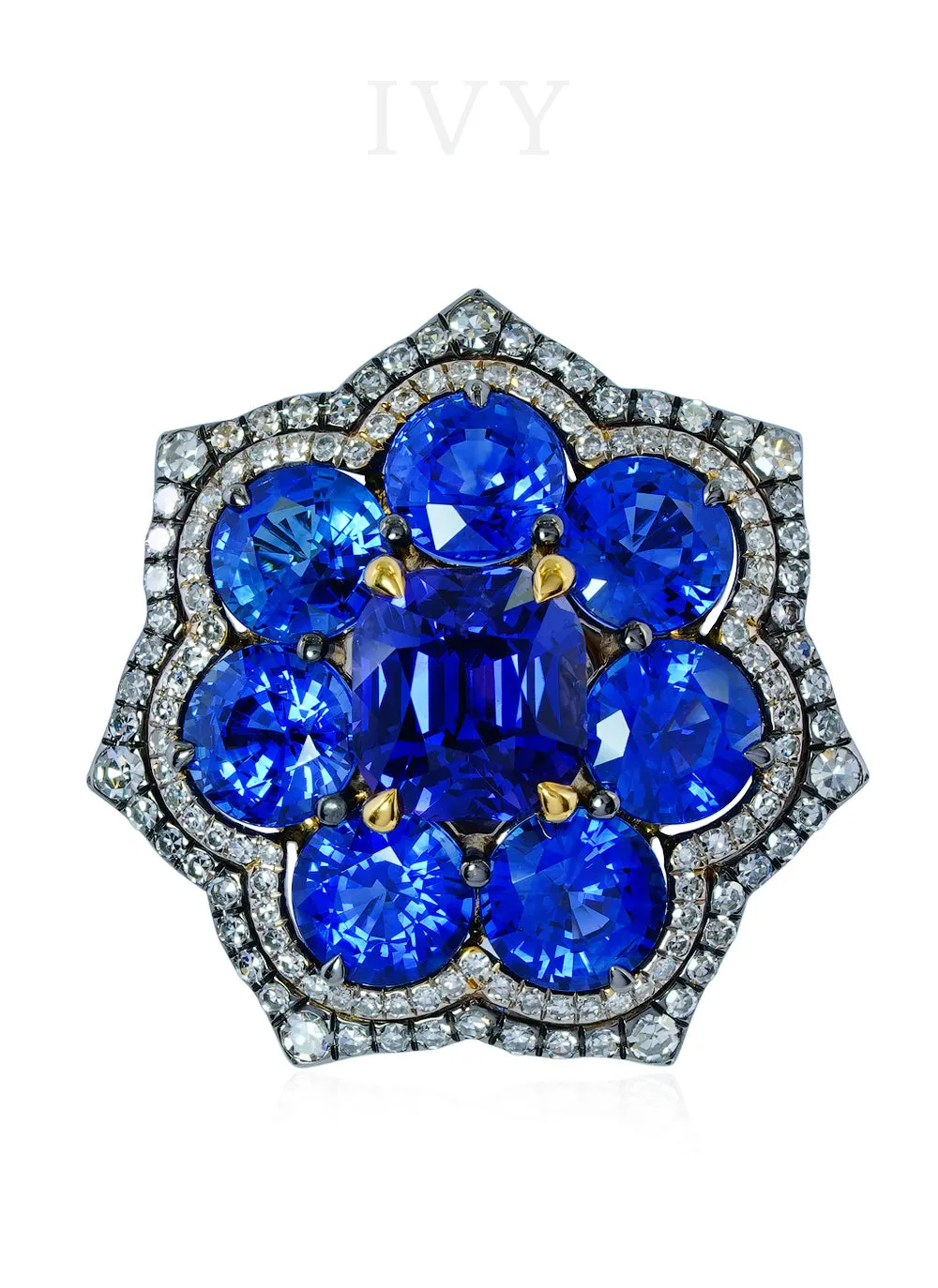 Sapphire and Diamond Ring