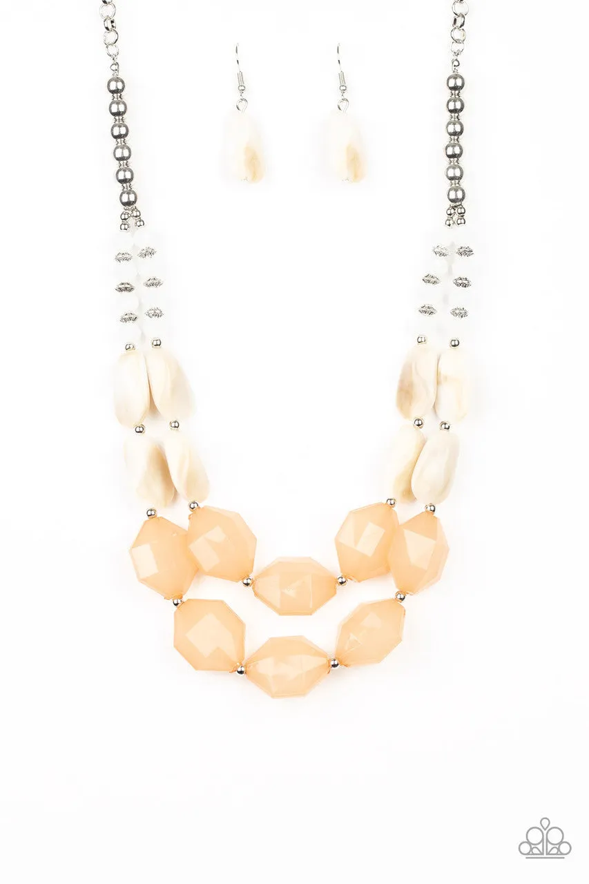 Seacoast Sunset Brown Paparazzi Necklace