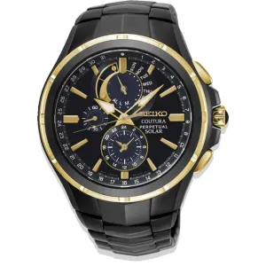 Seiko Coutura Mens Chronograph Perpetual Watch SSC698P