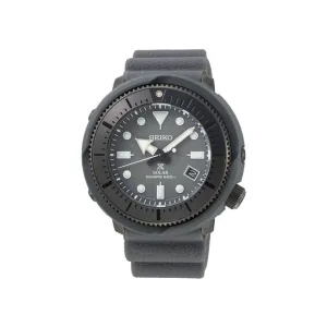 Seiko Prospex Tuna Solar STREET SERIES SNE537P1 Diver's Watch with Grey Silicone Strap| Men's 200M Dive Watch