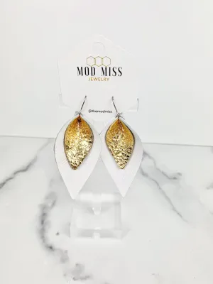 SEPTEMBER 2024 Stacked Petal Earrings {Pre-Order:  Ships First Week of SEPTEMBER/Please Order Separately/Orders Are NOT Split Up!}