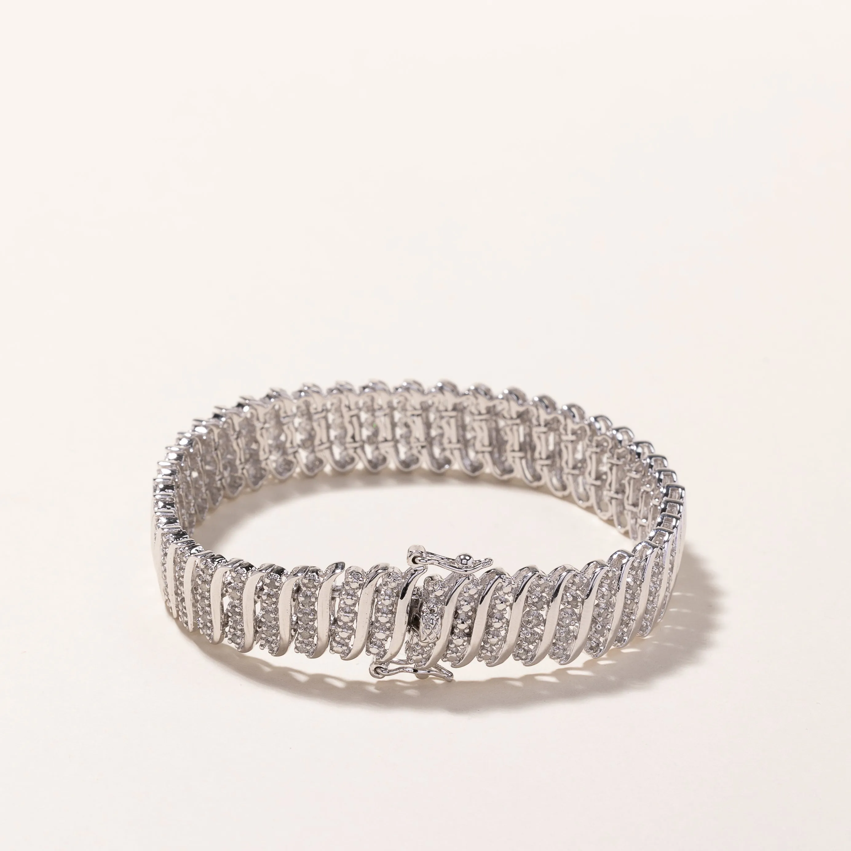 Silver Tennis Bracelet | 1.41ctw | 7" |