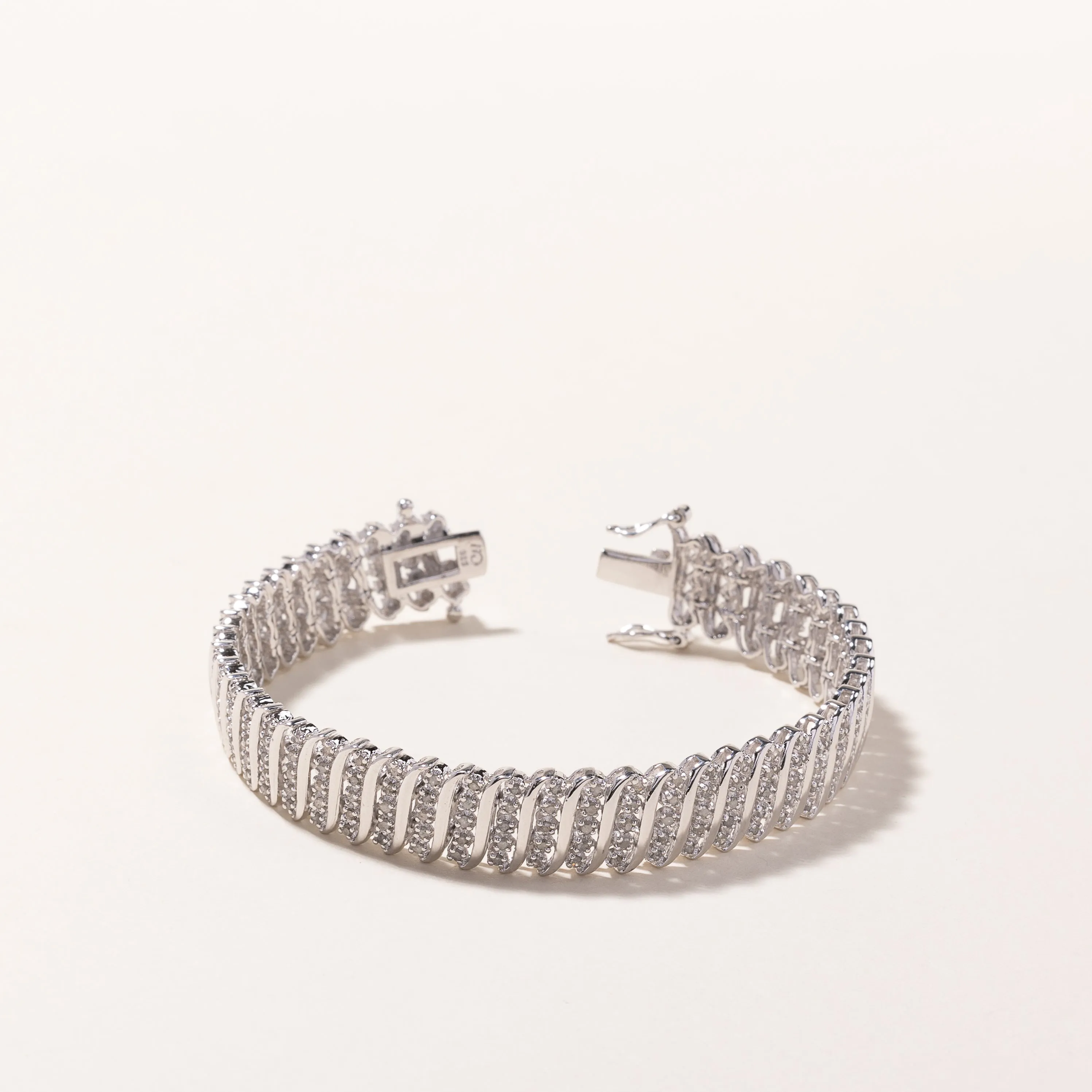 Silver Tennis Bracelet | 1.41ctw | 7" |