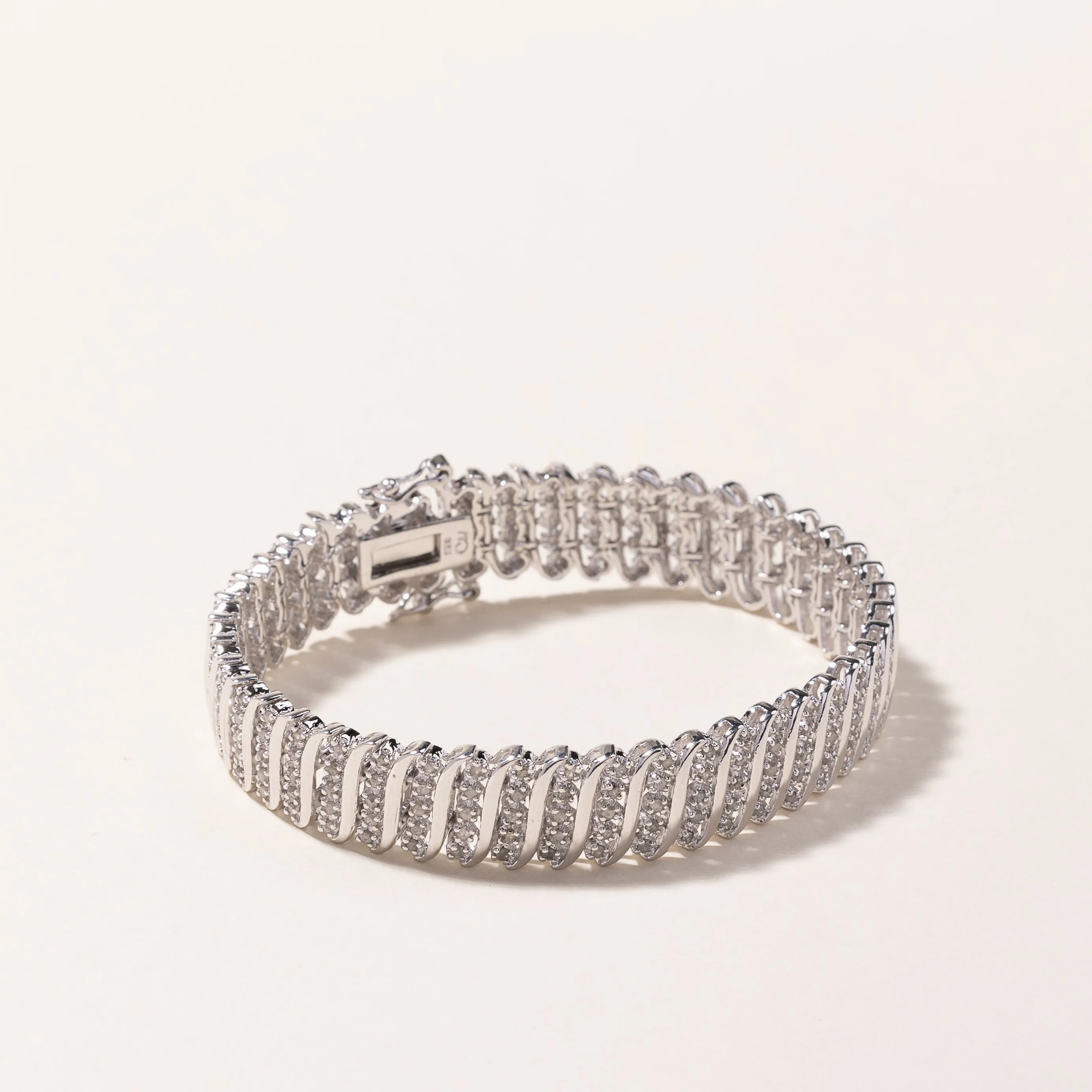 Silver Tennis Bracelet | 1.41ctw | 7" |