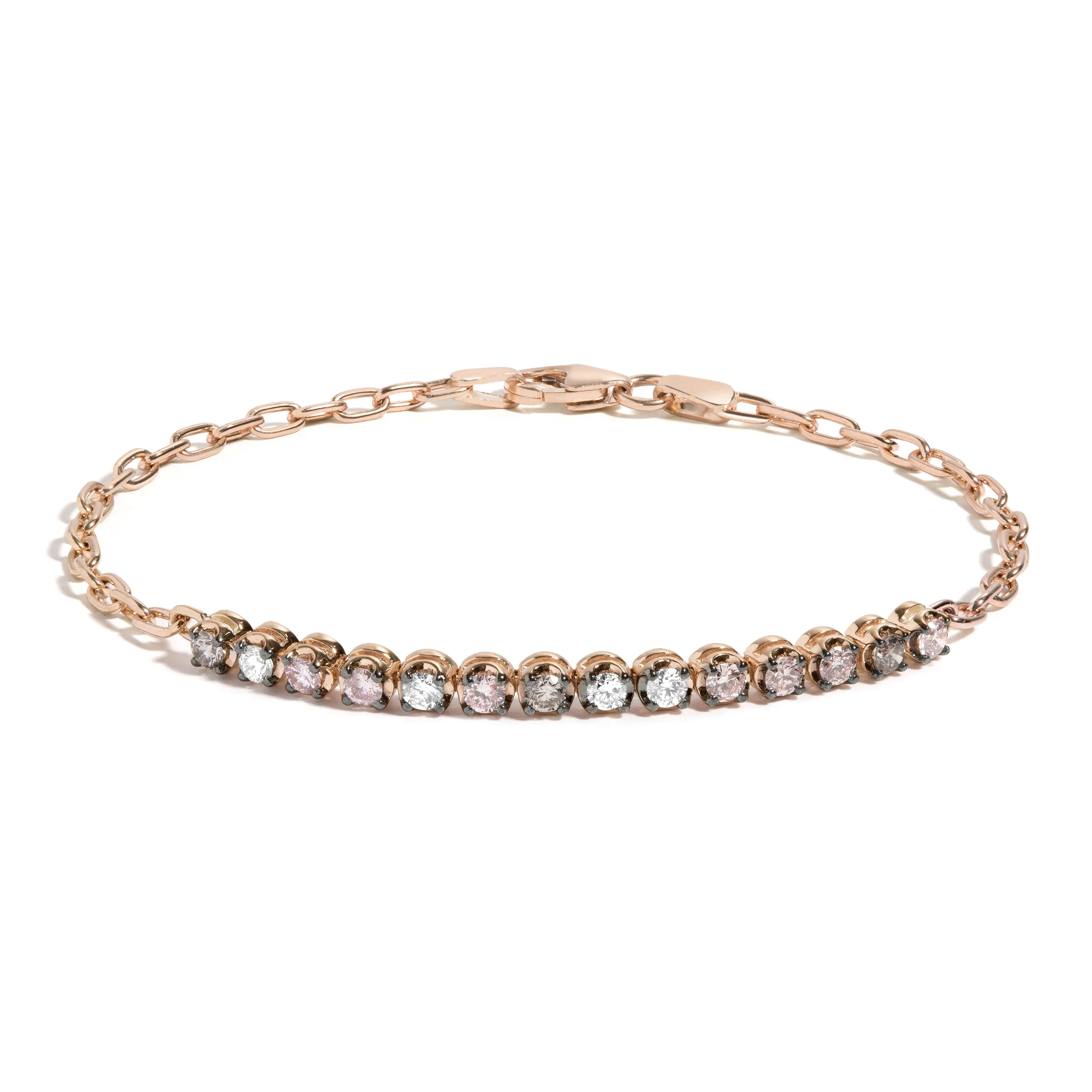 Simone Partial Tennis Bracelet - Night Sky