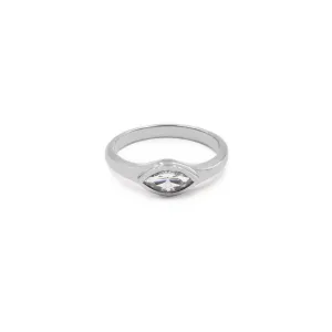 SIWA SAPPHIRE RING IN STERLING SILVER