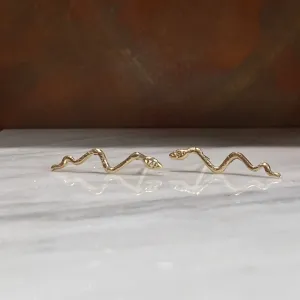 Snake Post with Diamond Eyes