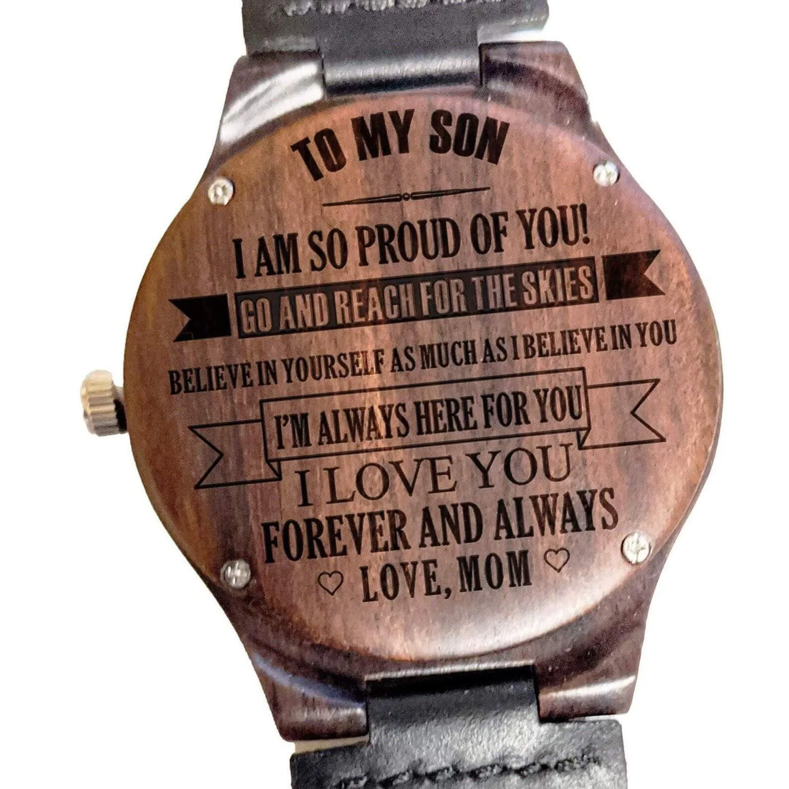 Son - "I am so proud of you"