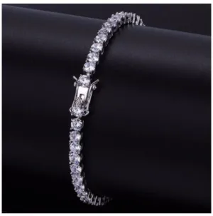 SPARKLE 925 SILVER TENNIS 3MM BRACELET I 929821