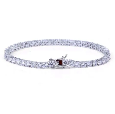 SPARKLE 925 SILVER TENNIS 3MM BRACELET I 929821