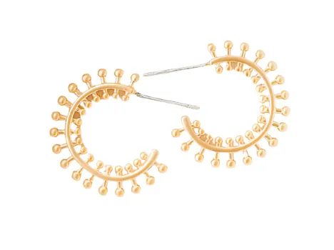 Spokes Hoop Earrings - Large