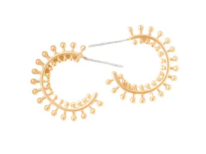 Spokes Hoop Earrings - Large