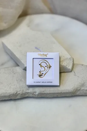 Star Cuff Earring Set
