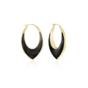 Stardust Inlay Hoops