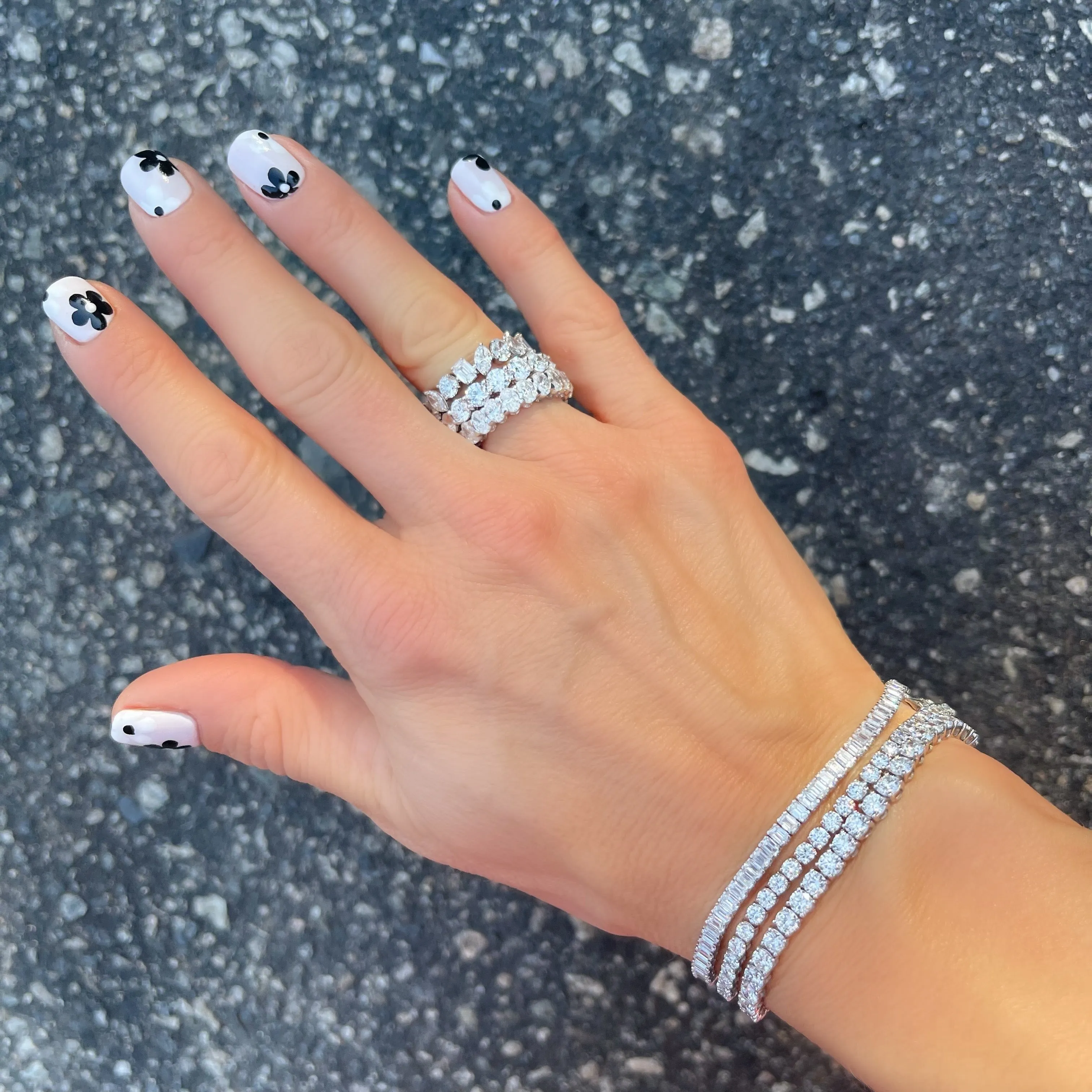Sustainable Ultra Luxe 4 Prong Tennis Bracelet