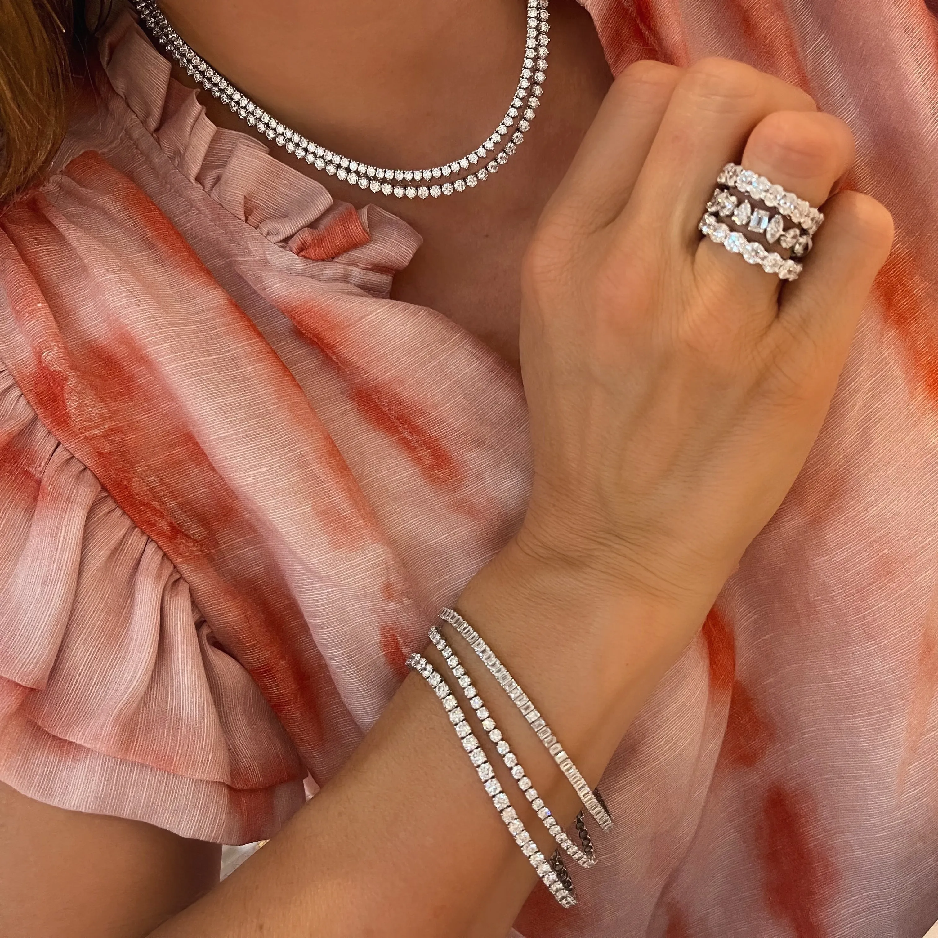 Sustainable Ultra Luxe 4 Prong Tennis Bracelet