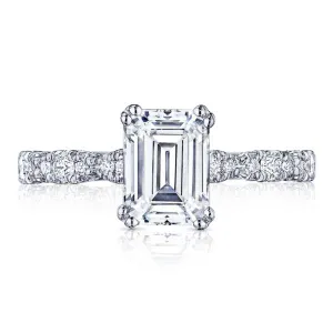 Tacori Pave Diamond Engagement Ring