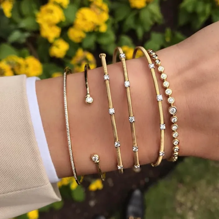Tassel Tennis Graduating Bracelet: Small