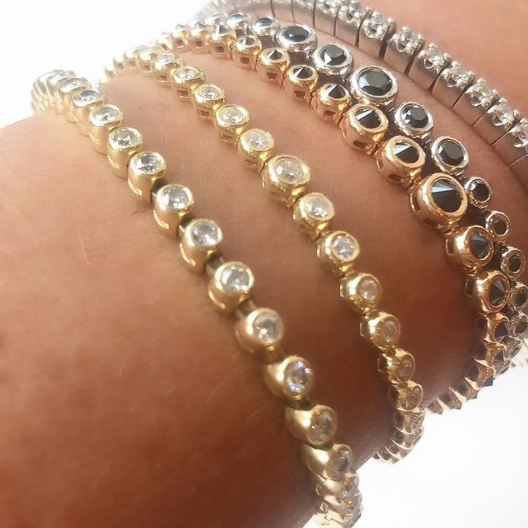 Tassel Tennis Graduating Bracelet: Small