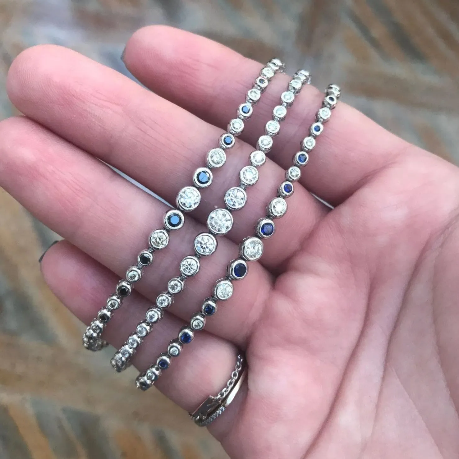 Tassel Tennis Graduating Bracelet: Small