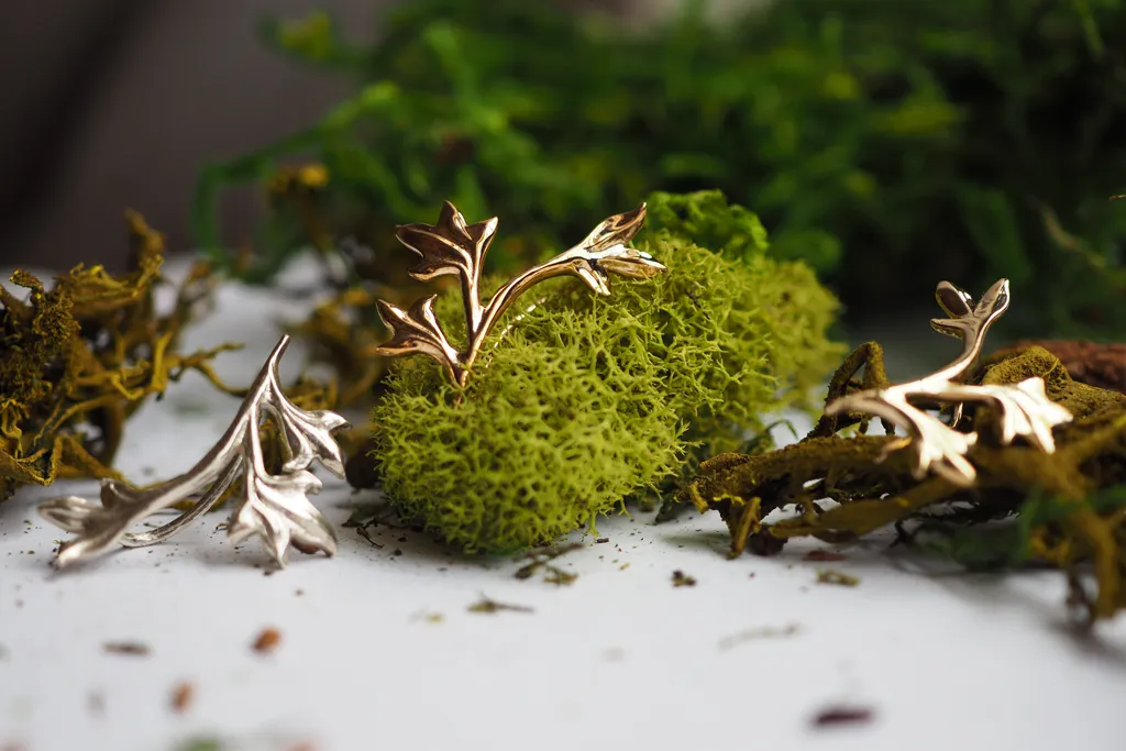 Tea Leaves Ear Climber