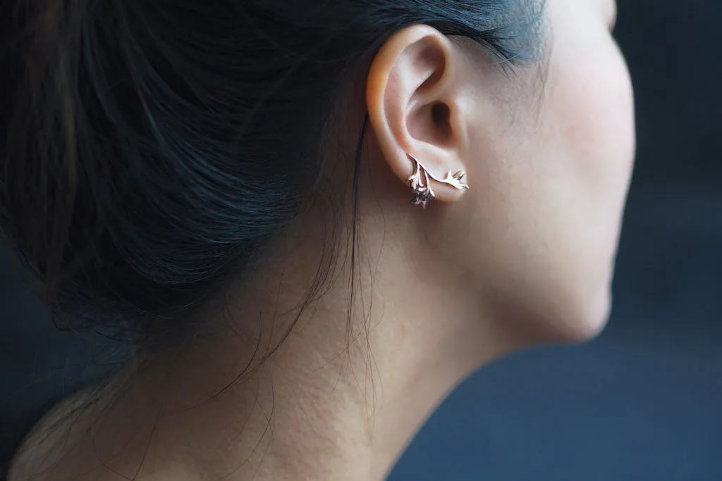 Tea Leaves Ear Climber