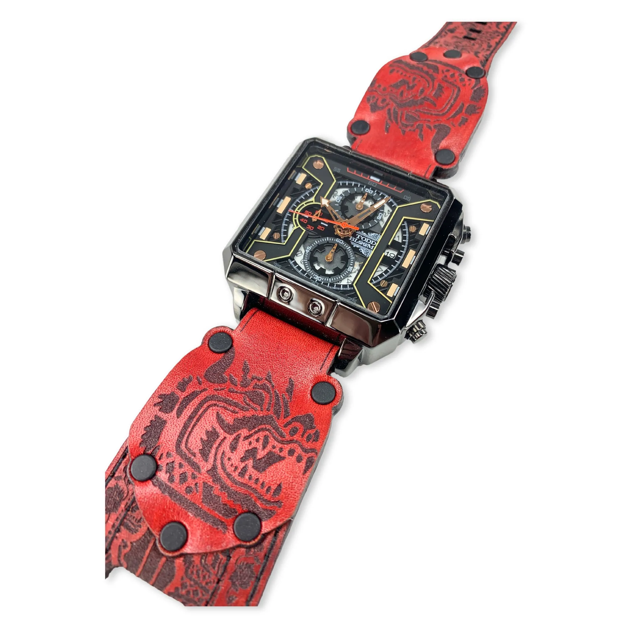 TEMPLE OF THE DOG XVI-MENS HAND MADE-FULL GRAIN LEATHER-WATCH