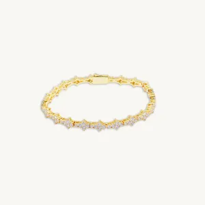 Tennis Clover Chain Unisex Bracelet