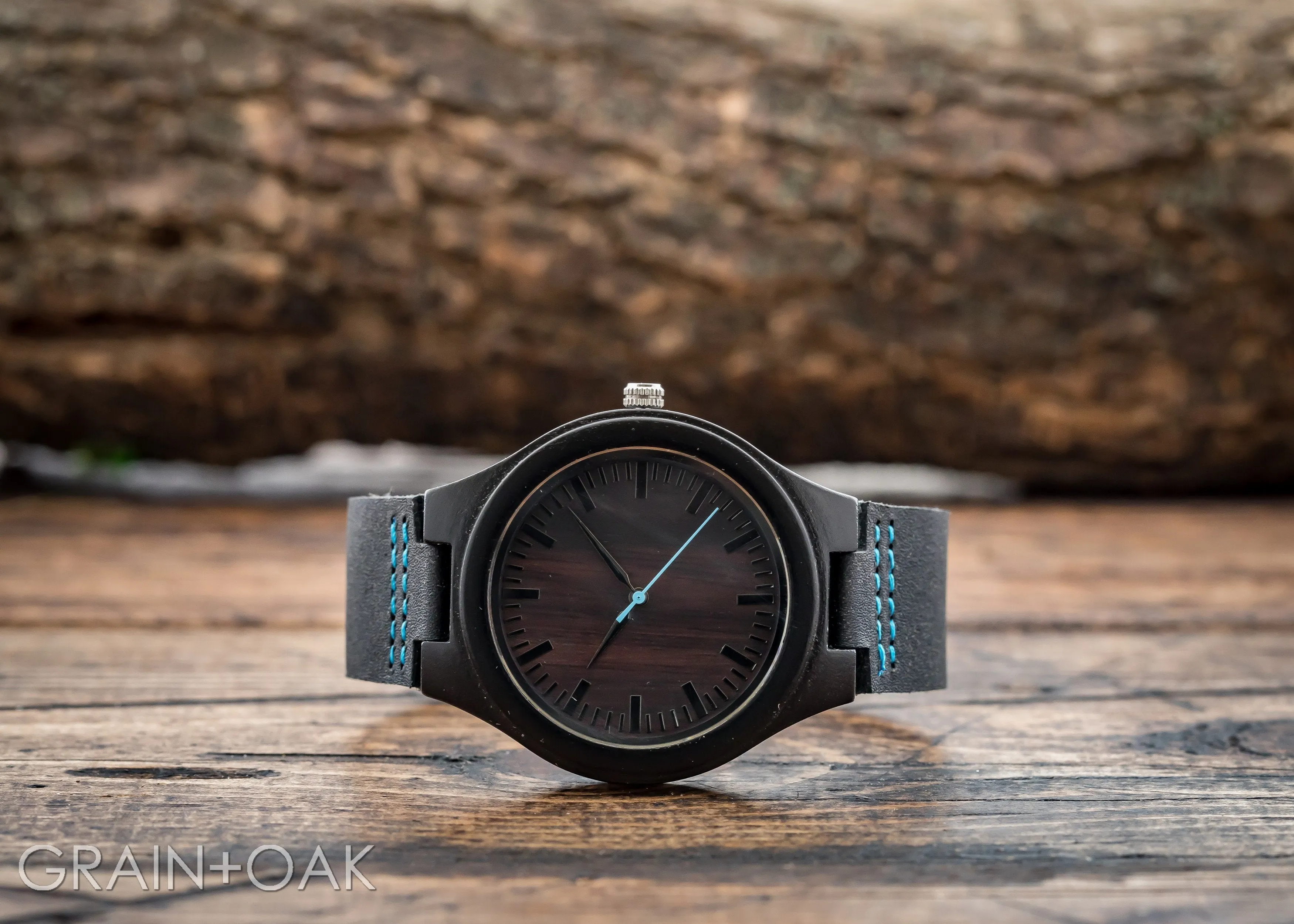The Christopher Blue | The Wood Watch
