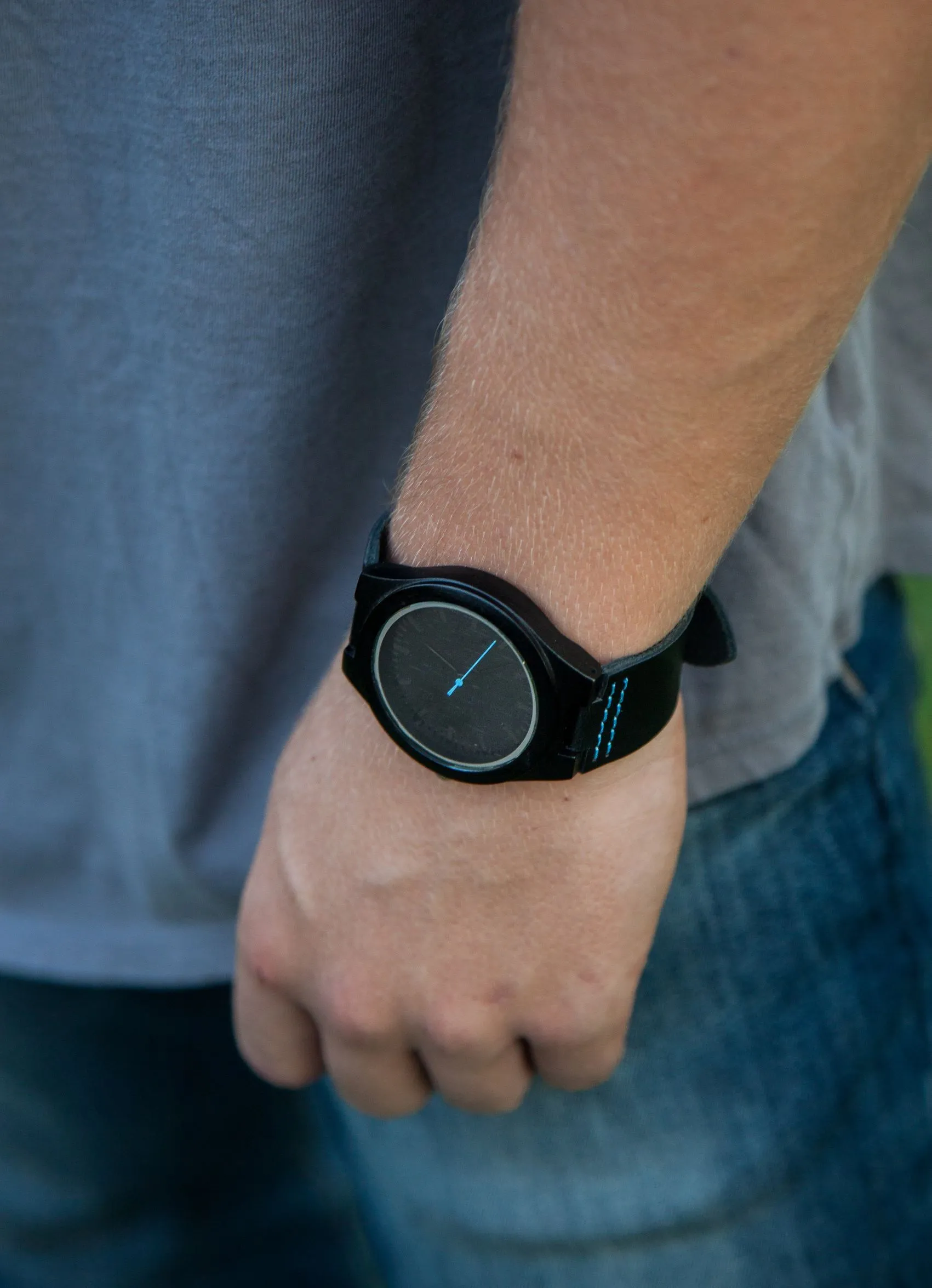 The Christopher Blue | The Wood Watch