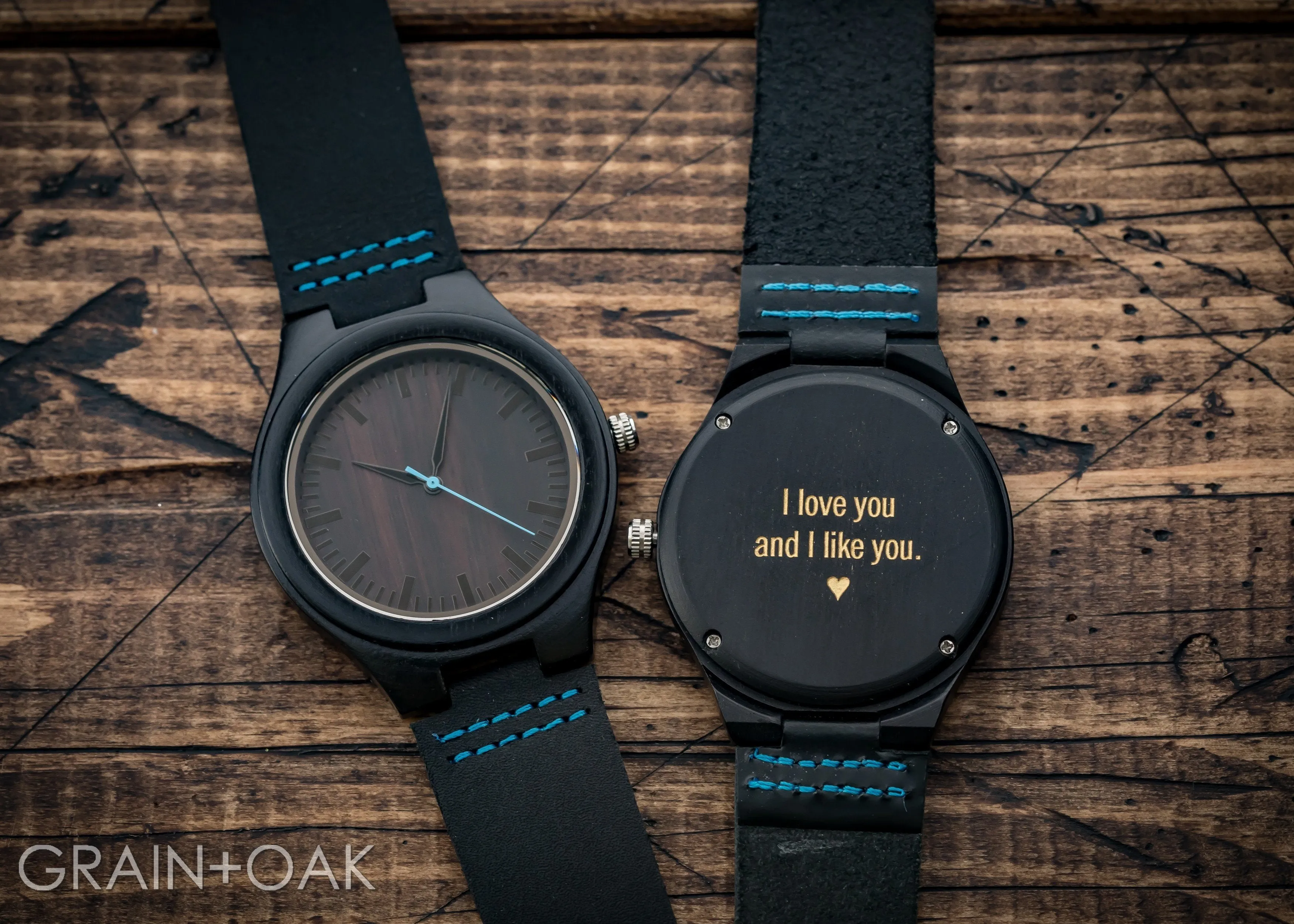 The Christopher Blue | The Wood Watch