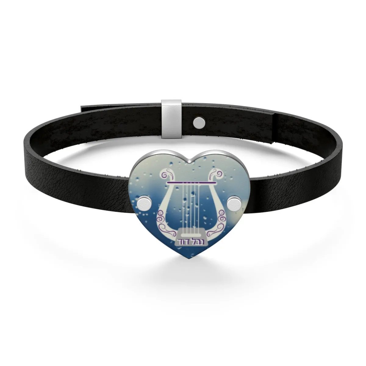 The Harp of David Leather Bracelet