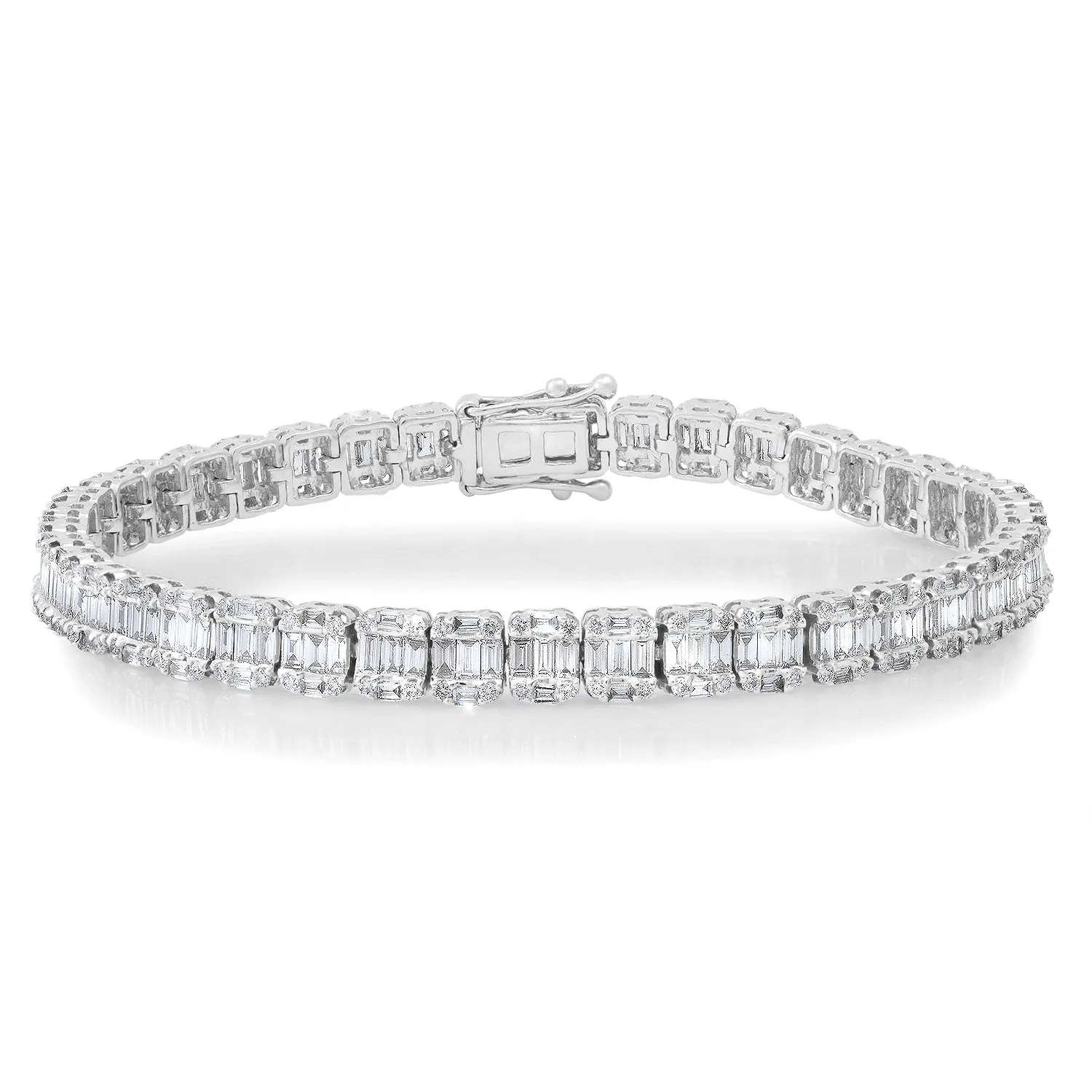 The Lady Illusion Diamond Tennis Bracelet