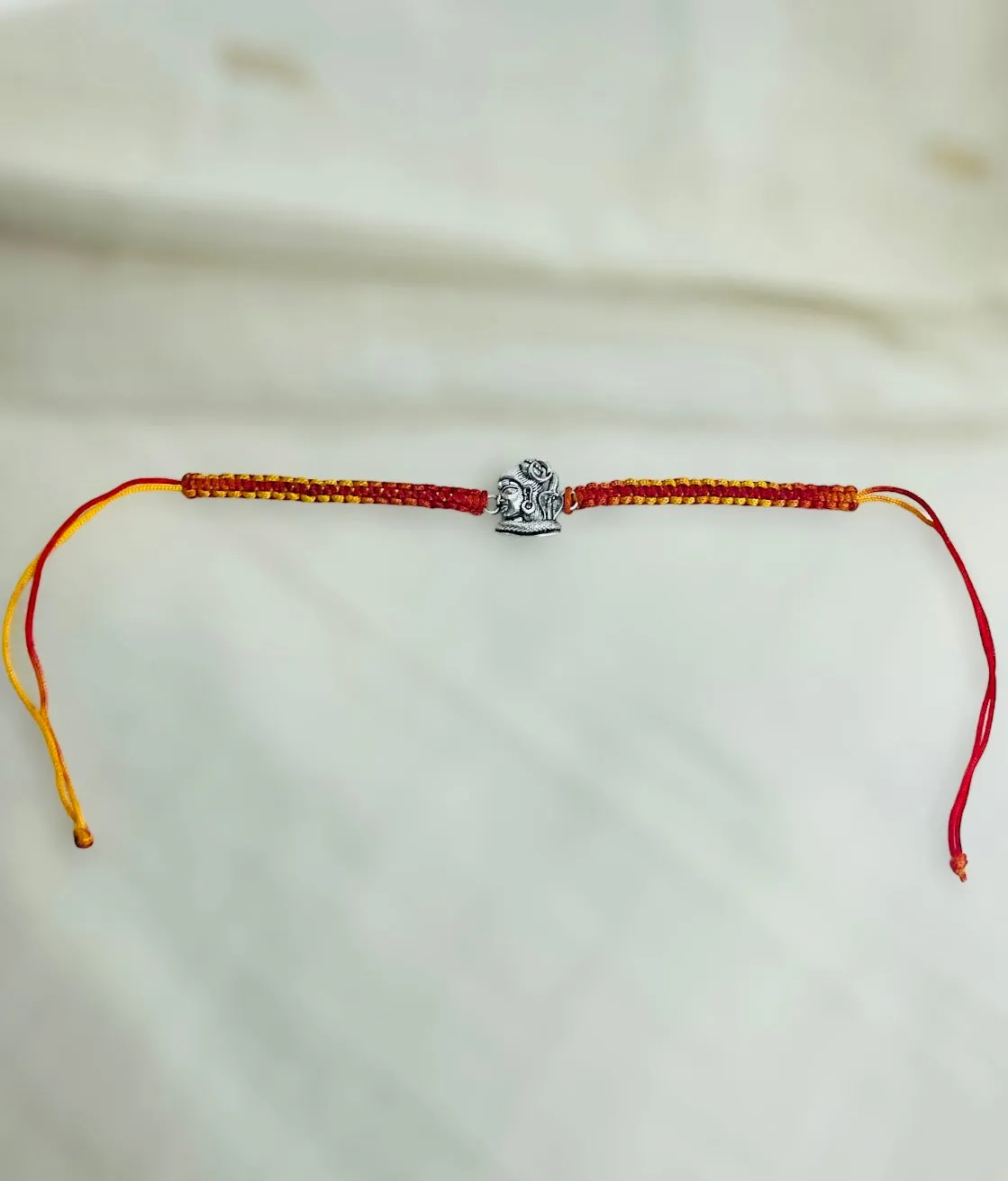 The shivan Silver Rakhi