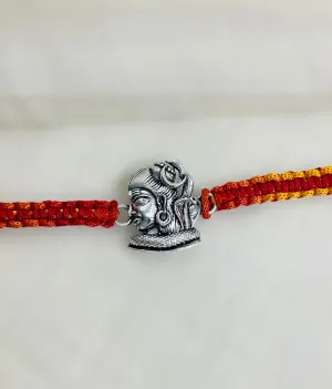 The shivan Silver Rakhi