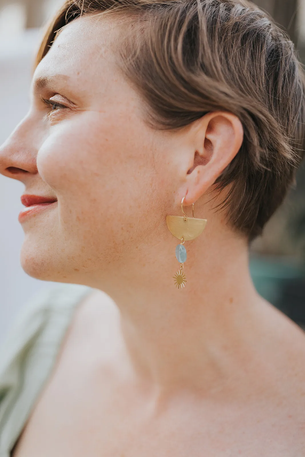 The Sun and the Moon Earrings