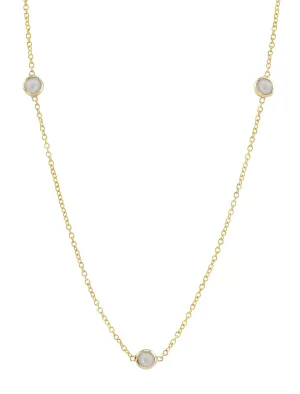 Three Opal Necklace